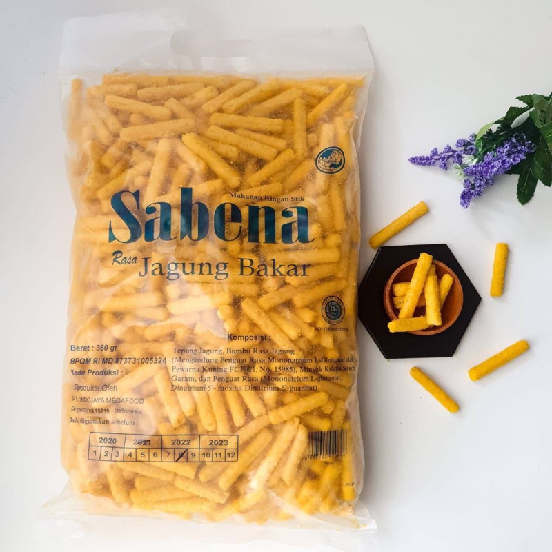 SABENA STIK 360g / ANEKA RASA KEJU BALADO SAPI PANGGANG JAGUNG BAKAR CEMILAN JAJANAN / KERIPIK SABENA STIK BALADO