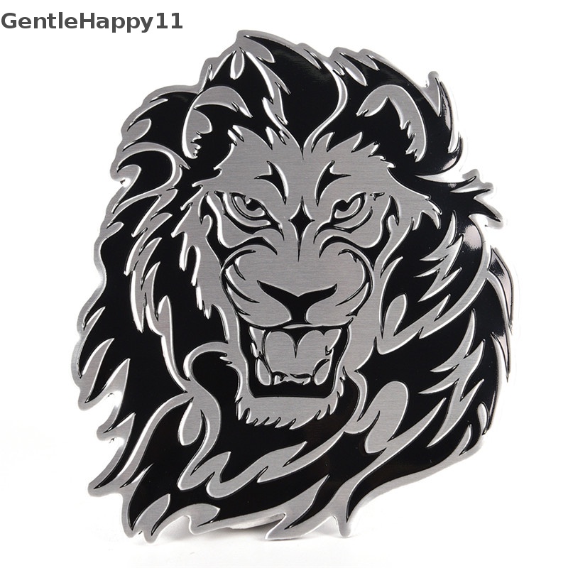 Gentlehappy 3D Mobil Paduan Aluminium er Kepribadian lion auto o badge emblem tail decal id