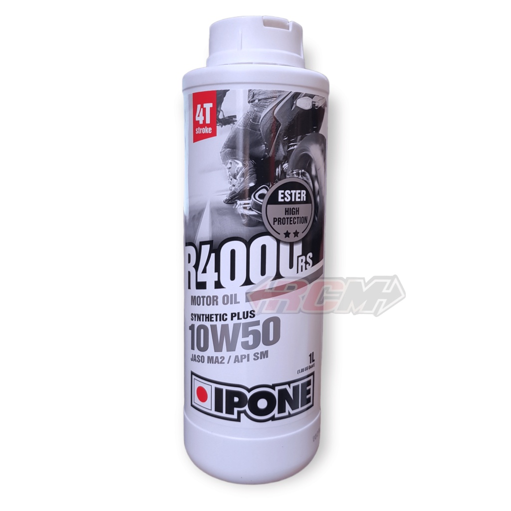 OIL OLI OLIE MESIN ENGINE 4 TAK 4TAK 4T 4 T 4 STROKE R4000 RS 10W50 10W40 1L 1LITER ORI ORIGINAL IPONE RED BULL ASLI