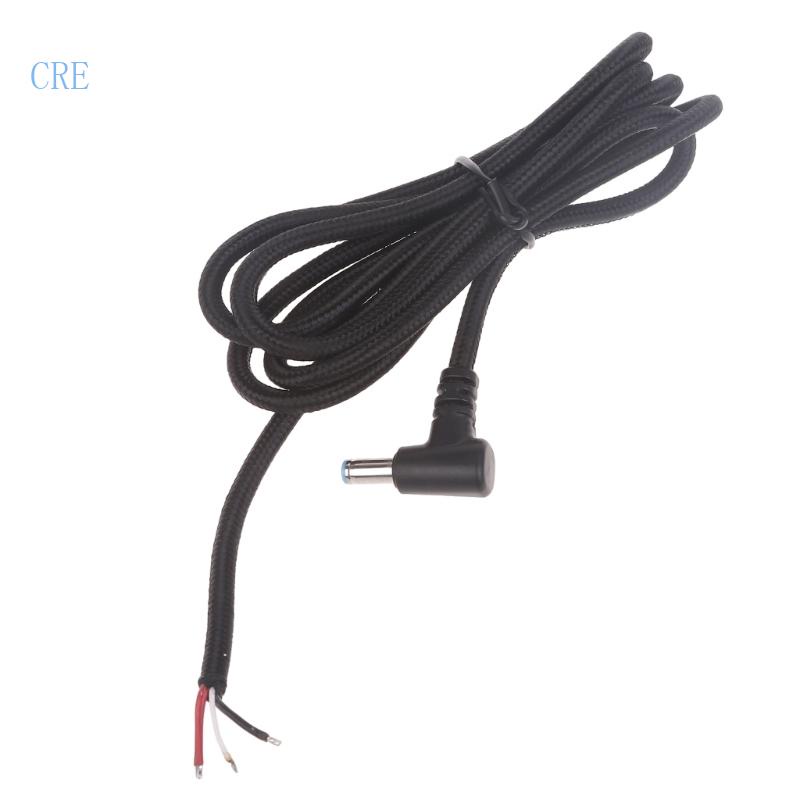 Cre Kabel Listrik Laptop Tahan Lama Untuk Vostro Nylon Braided Power Cable Kabel Power Supply Ringan 4kabel Charger 5x3 0mm