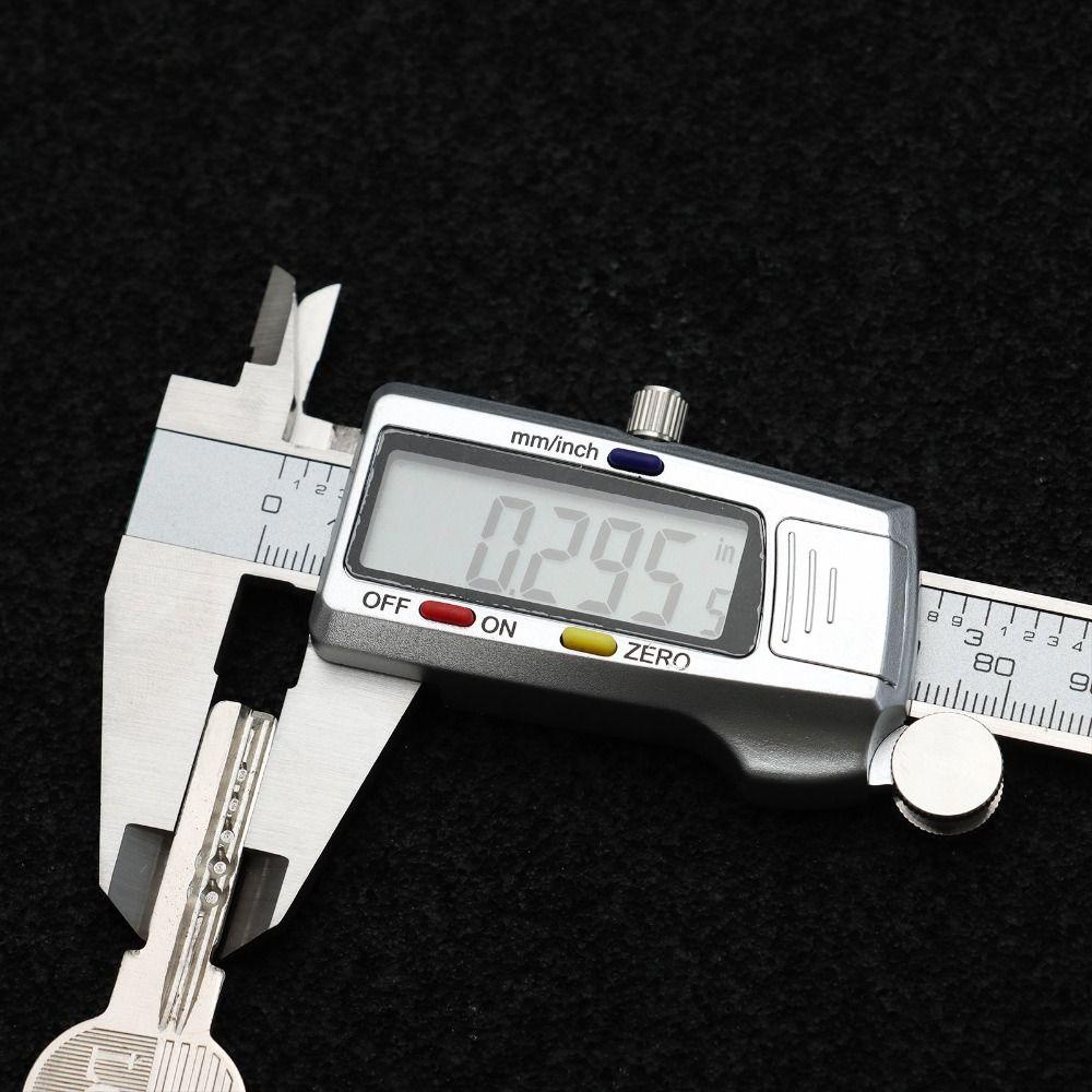 POPULAR Populer Jangka Sorong Digital Layar LCD Besar Elektronik Vernier Caliper Vernier Caliper Digital Alat Ukur Jangka Sorong