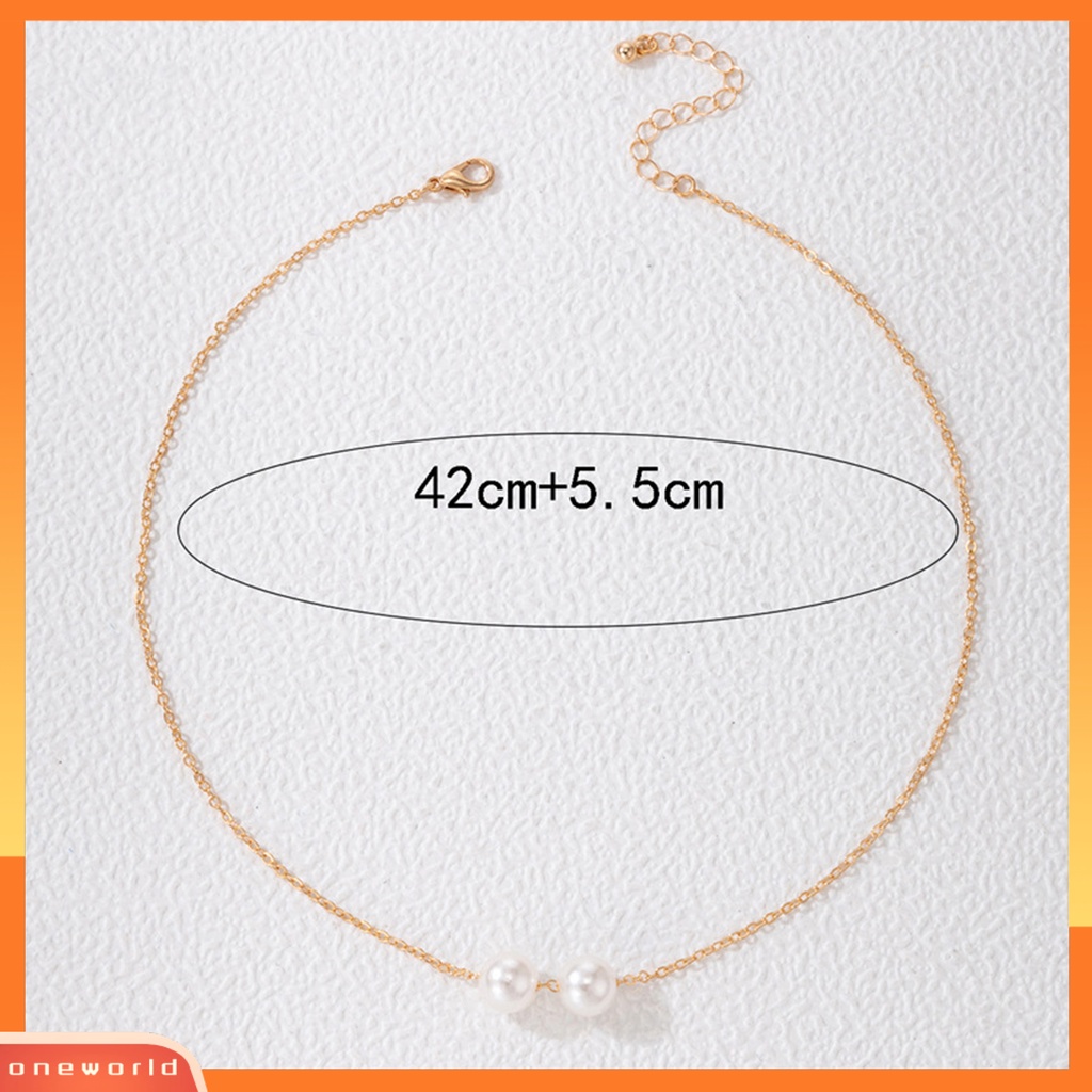 [ONE] Kalung Simple Tampak Bagus Novelty Kalung Choker Liontin Decor Untuk Kehidupan Sehari-Hari