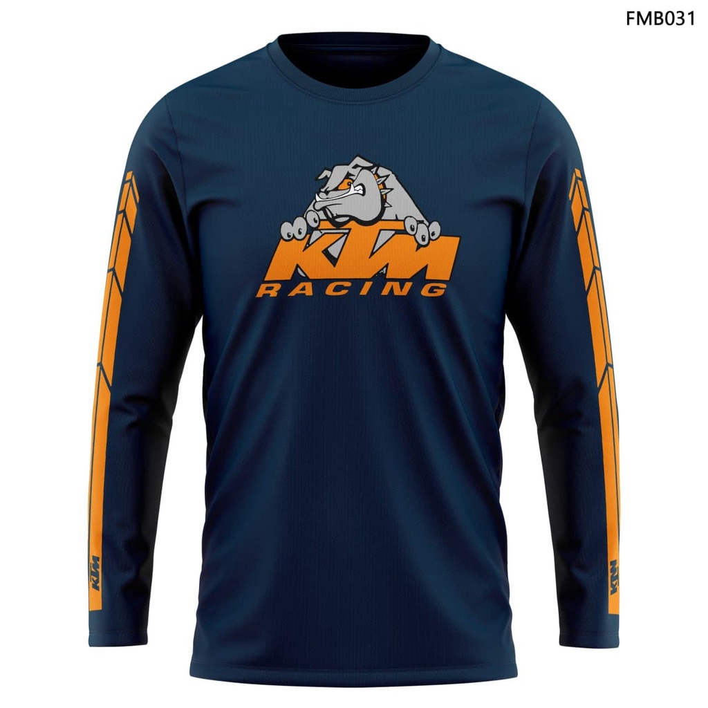 BAJU KOAS KTM T-Shirt KAOS MOTOR SPORT KTM RACING KAOS DISTRO KTM LENGAN PANJANG