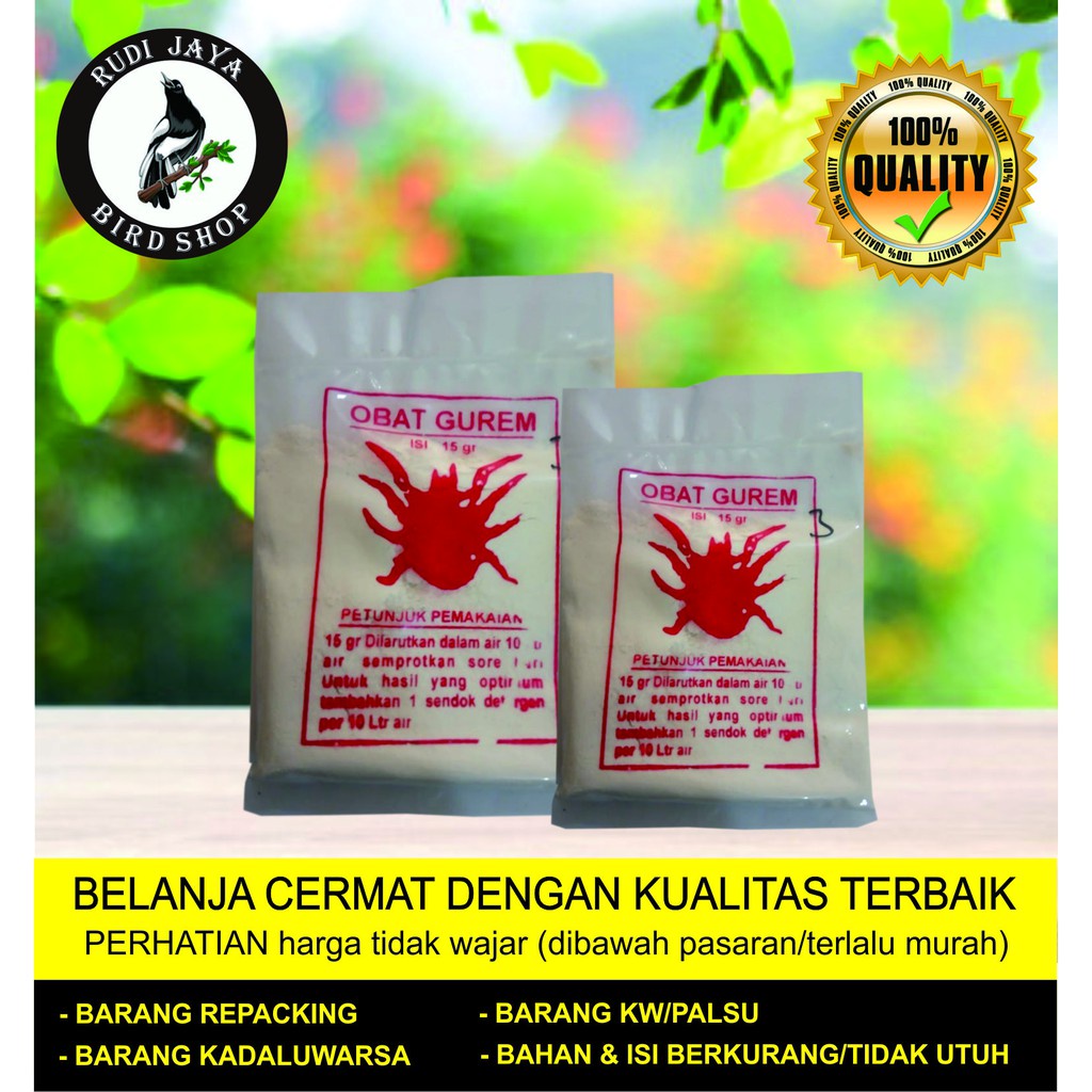 OBAT GUREM AYAM 1 SACHET 5 GRAM OBAT RACUN KUTU UNGGAS TEMPAT MENGERAM TELUR TABUR ATAU SEMPROT AIR