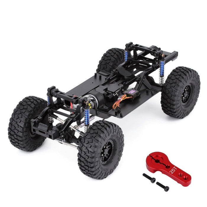 INJORA 2-Speed Chassis TRX4 Frame KIT w/ Motor 1/10 VS austar SCX10