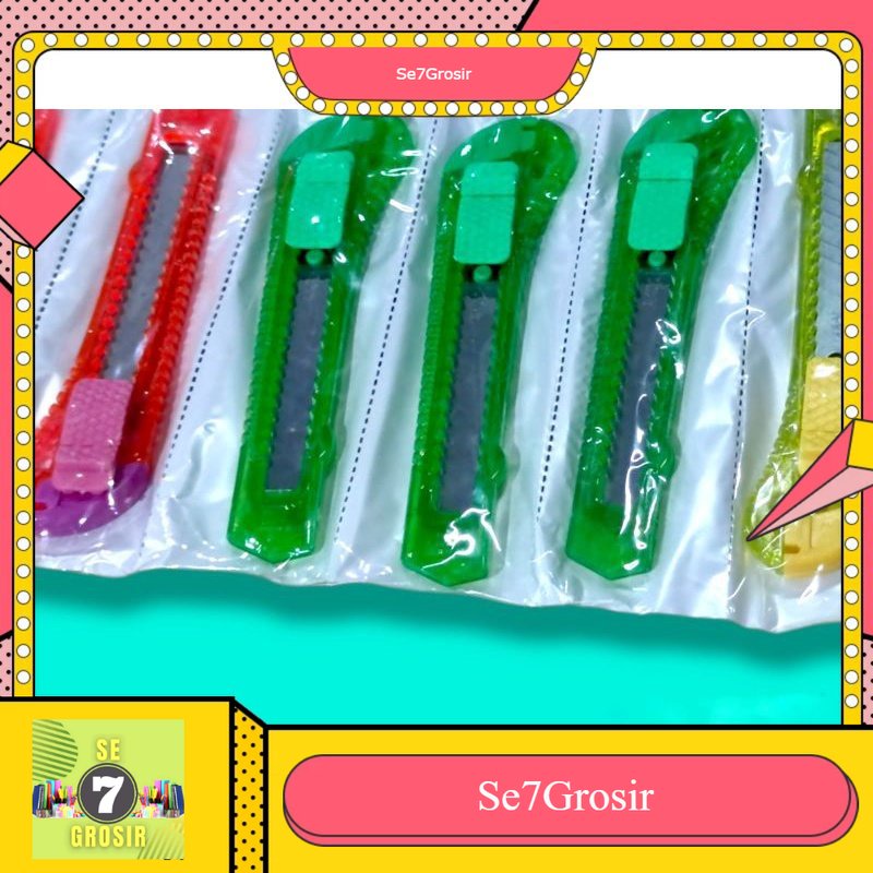 

CUTTER BESAR 1 LUSIN (ISI 12) - Harga Kulakan Terbaik untuk Seles!