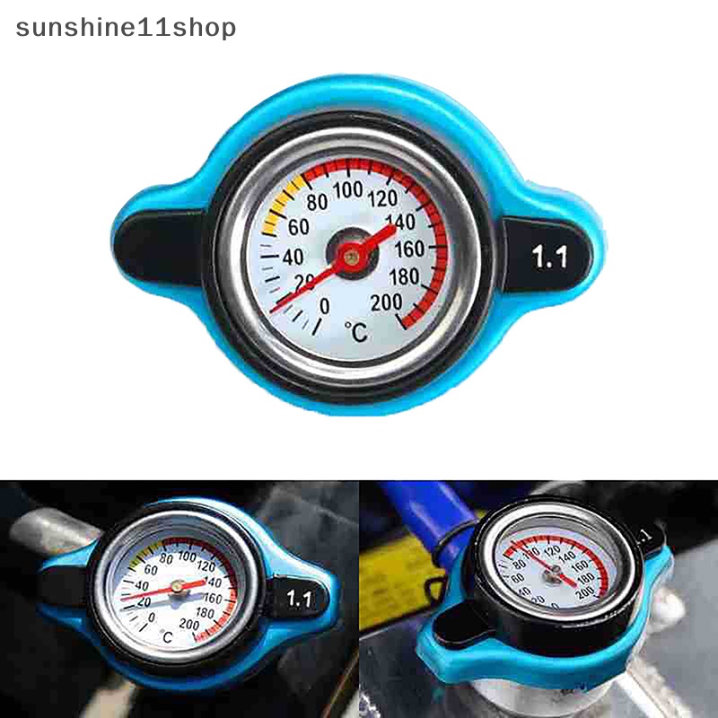 Sho Penutup Topi Radiator Thermo Styling Mobil Mobil Pengukur Suhu Air N