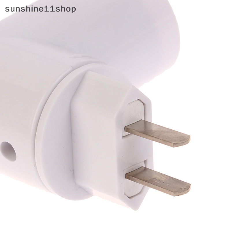 Sho 1Pc E27 Socket Lampu Bohlam Adaptor 360derajat Dasar Cahaya Yang Dapat Disesuaikan EU US Plug N