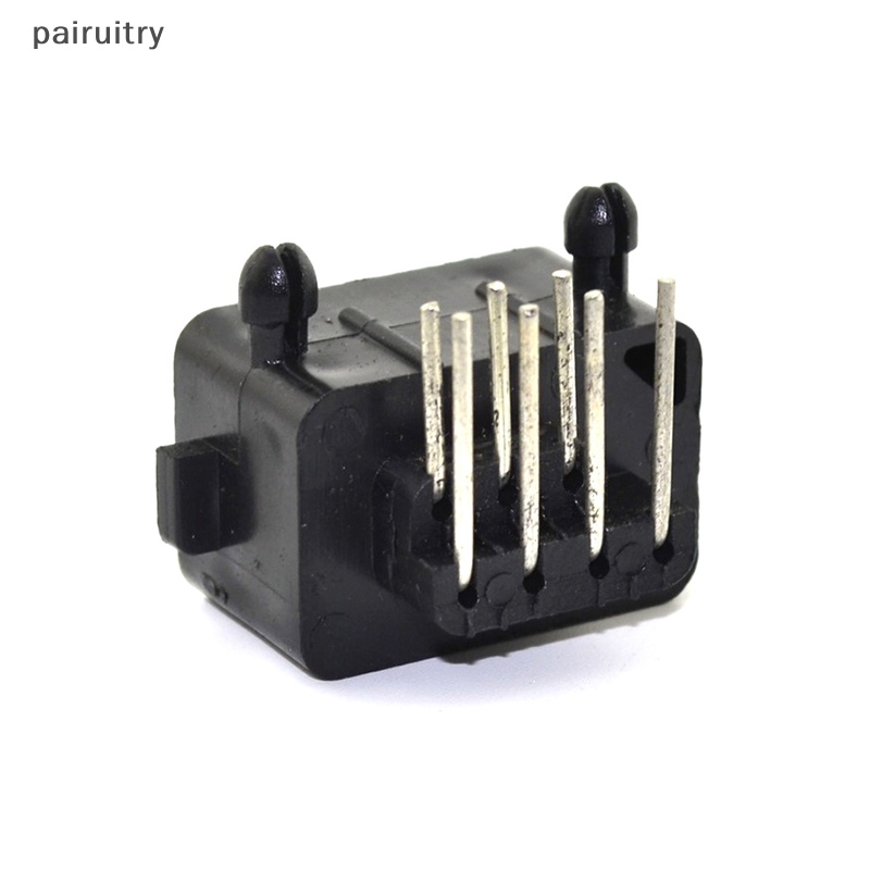 Prt 1PCS 90derajat 7Pin Konektor Female Suku Cadang Pengganti Untuk NES Konsol Soket Controller Konektor Port Socket PRT