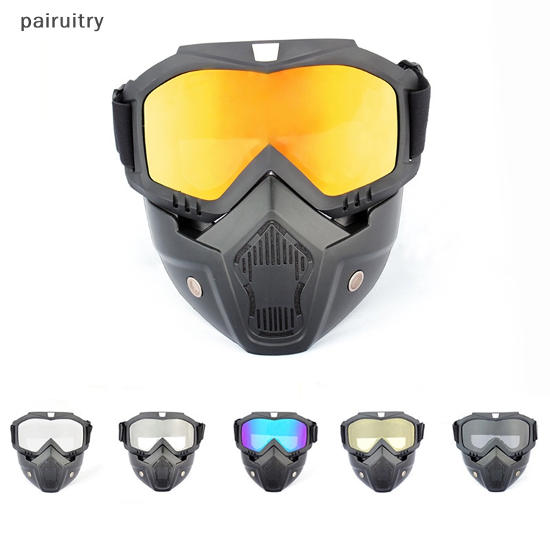 Prt Outdoor Sport Windproof Mask Goggle HD Kacamata Motor Snowboard Eyewear Riding Motocross Musim Panas UV Protection Sunglasses PRT