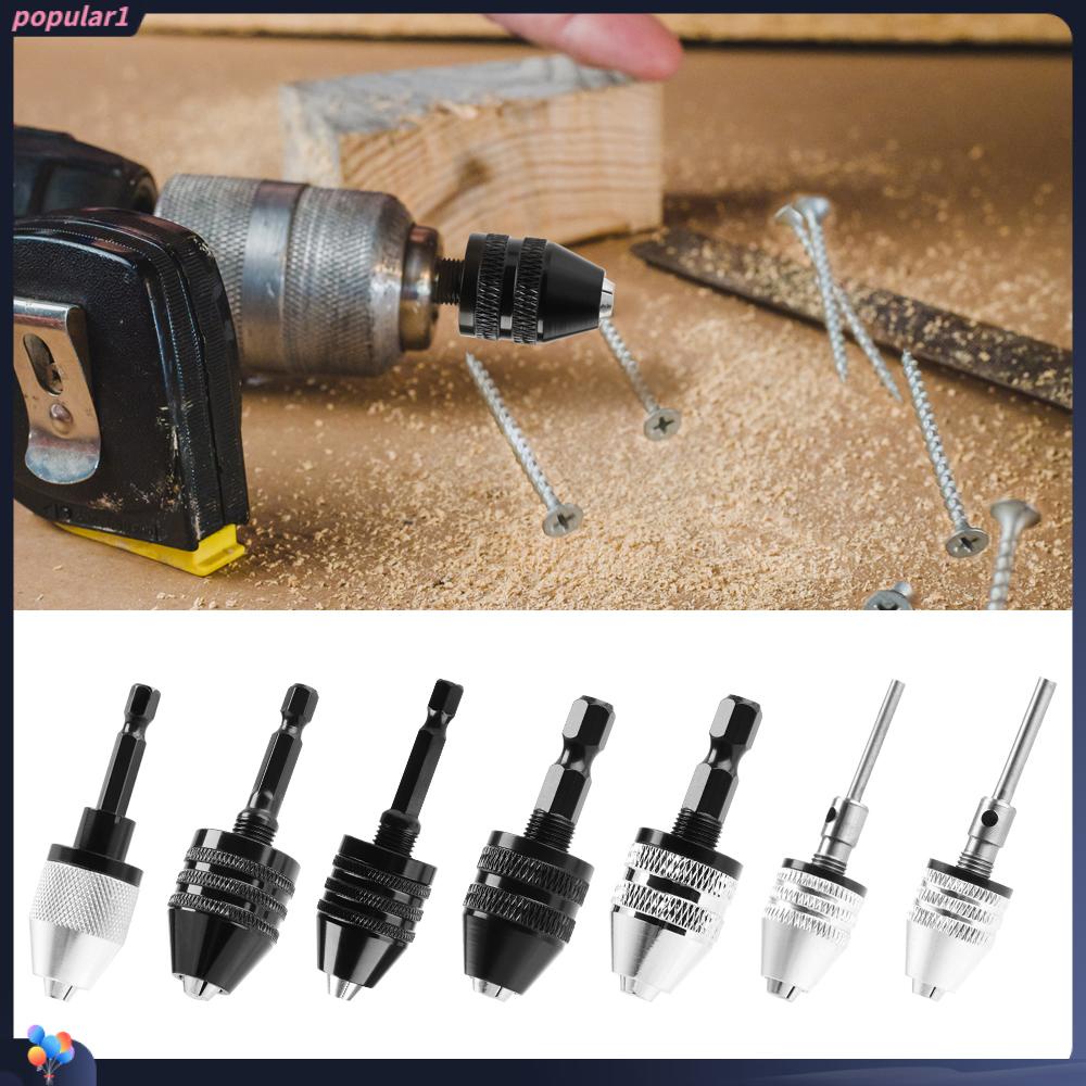 Populer Keyless Drill Chuck Motor Shaft Quick Change Impact Drills Bits Mata Bor 1per4 &quot;Hex Shank