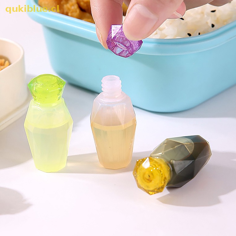 Qukiblue 4Pcs Botol Kecap Tomat Mini Lucualad Dressing Container Wadah Pantry cl