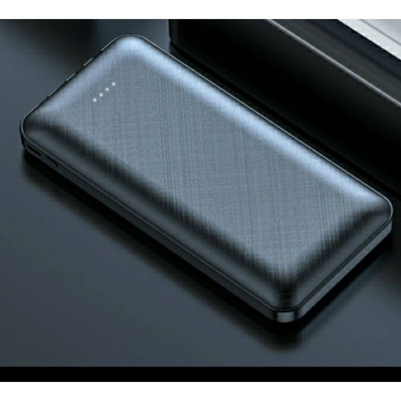 Original Slim Power Bank 20000mah Portable Pengisian Cepat Dibangun Di 4 Kabel Torch PowerBank