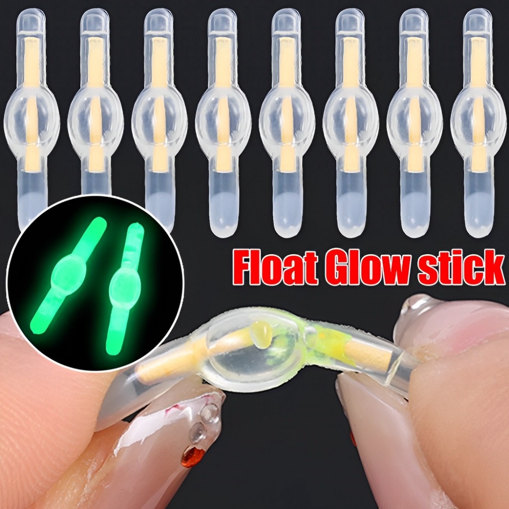 [Unggulan] Luminous Fishing Float Rod Mini Dark Glow Stick Fluorescent Float Rod Fishing Nightlight Stick Night Fishing Tackle Aksesoris Seven-star Fish Float Light