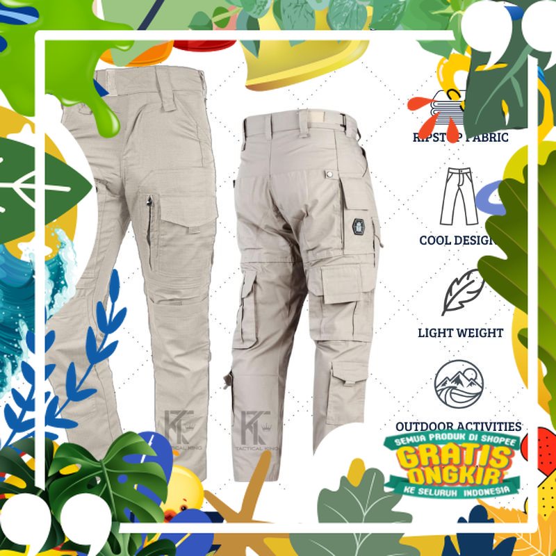 Celana Tactical kitanica panjang Cargo/ Anakanak kado ultah merah pink ungu kuning hitam biru tk sd 