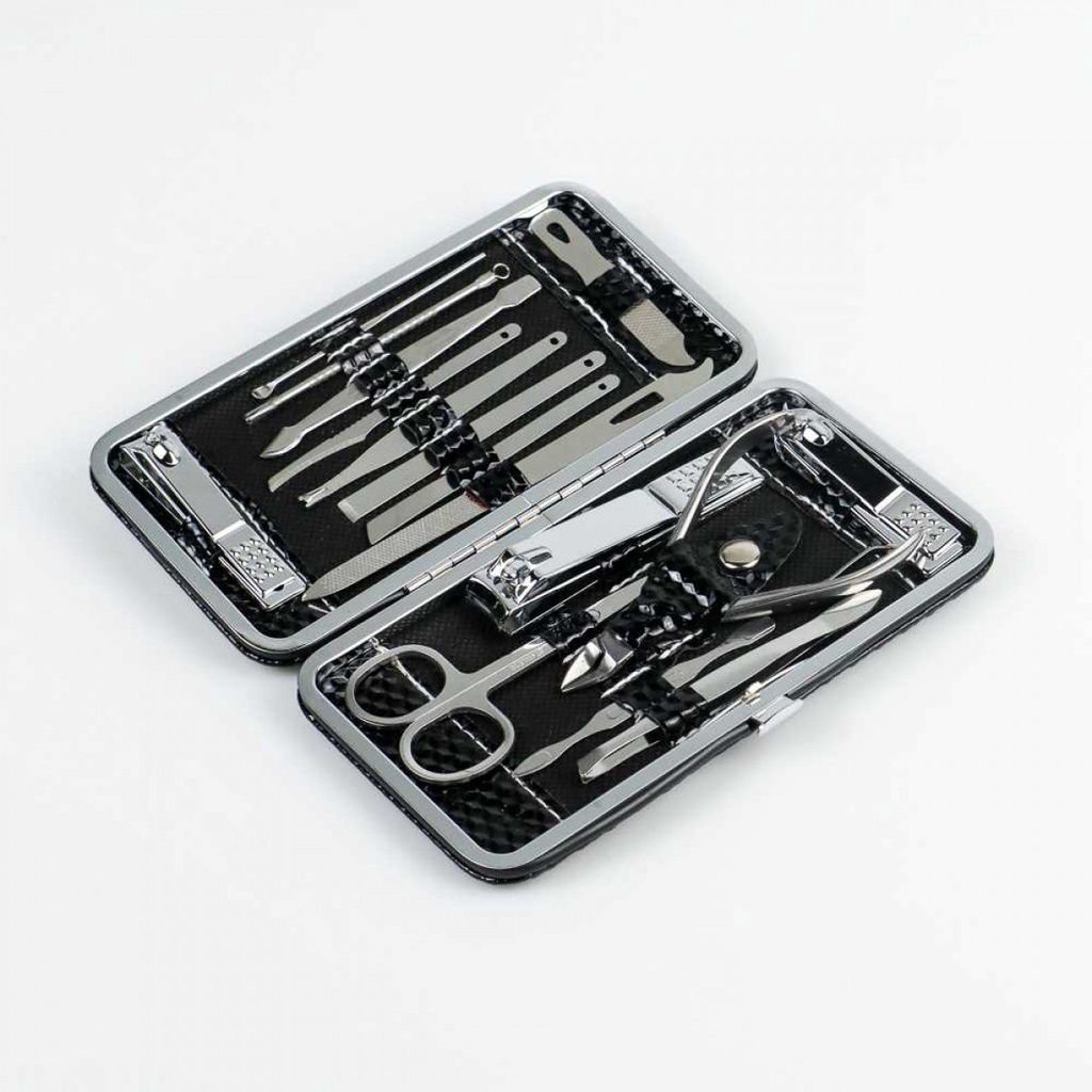 Biutte.co Set Perawatan Gunting Kuku Manicure Pedicure 16 in 1