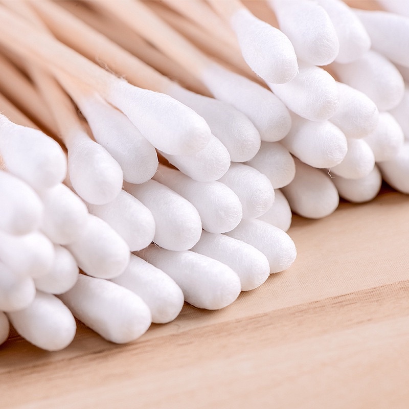 AZAHRA Cotton Bud buds Korek Kuping[COTTON BUD] Bambu isi 100 kayu bambu