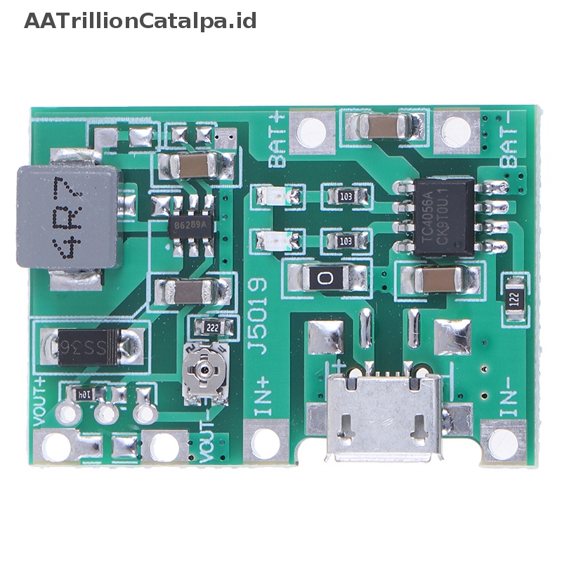 Aatrillioncatalpa li-Ion18650 3.7v 4.2v Papan charger dc-dc step up boost module ID