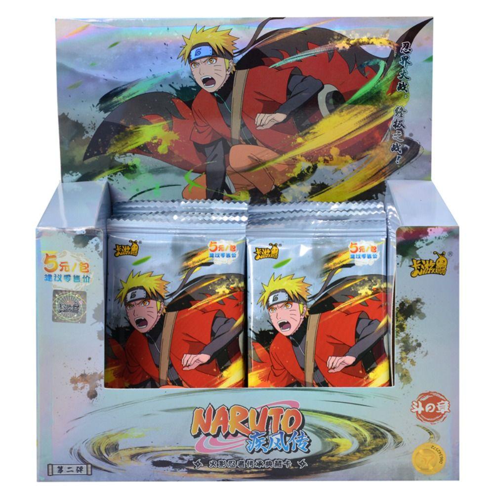 Quinton Original Naruto Kartu Kartun Anime Klasik Mainan Hadiah Natal Komponen Game Aksesoris Game Flash Cards Mainan Animasi Naruto Card