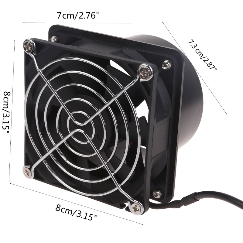 Cre Pengekstrak Asap ESD Tenaga USB Dengan Pipa Duct 13 6M Dan Saklar Untuk Ventilasi