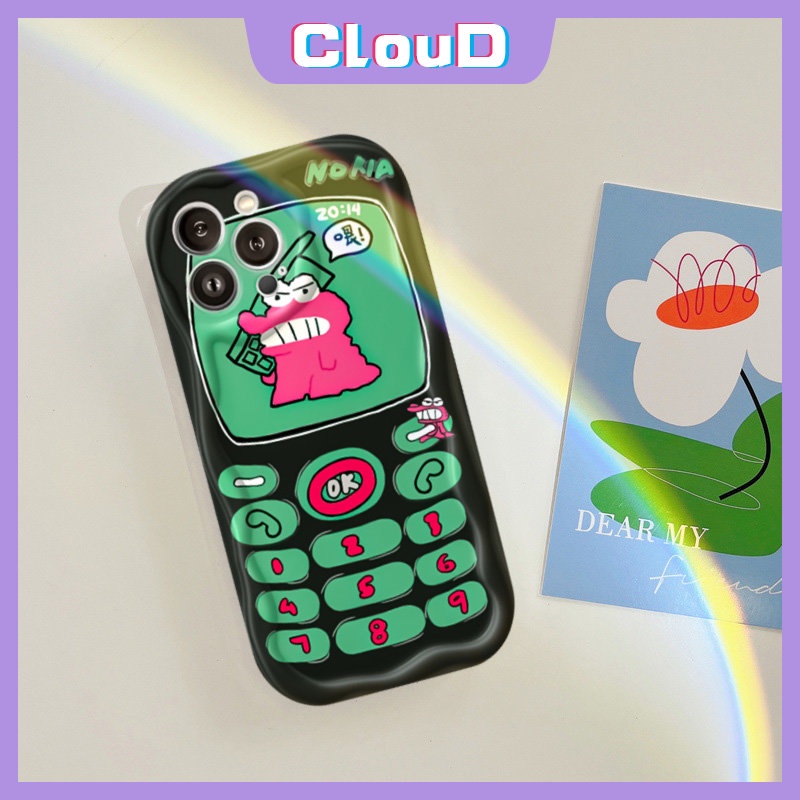 Untuk Redmi9 10C A1 10 9T 10A 9A A2 9C NFC POCO M3 Redmi Note 10s 12 11 8 10 Pro Max Plus 10 9 11s 10Pro Pasangan Tombol Telepon Imut Strawberry Bear Manyo Cover Kartun Crocodile Case