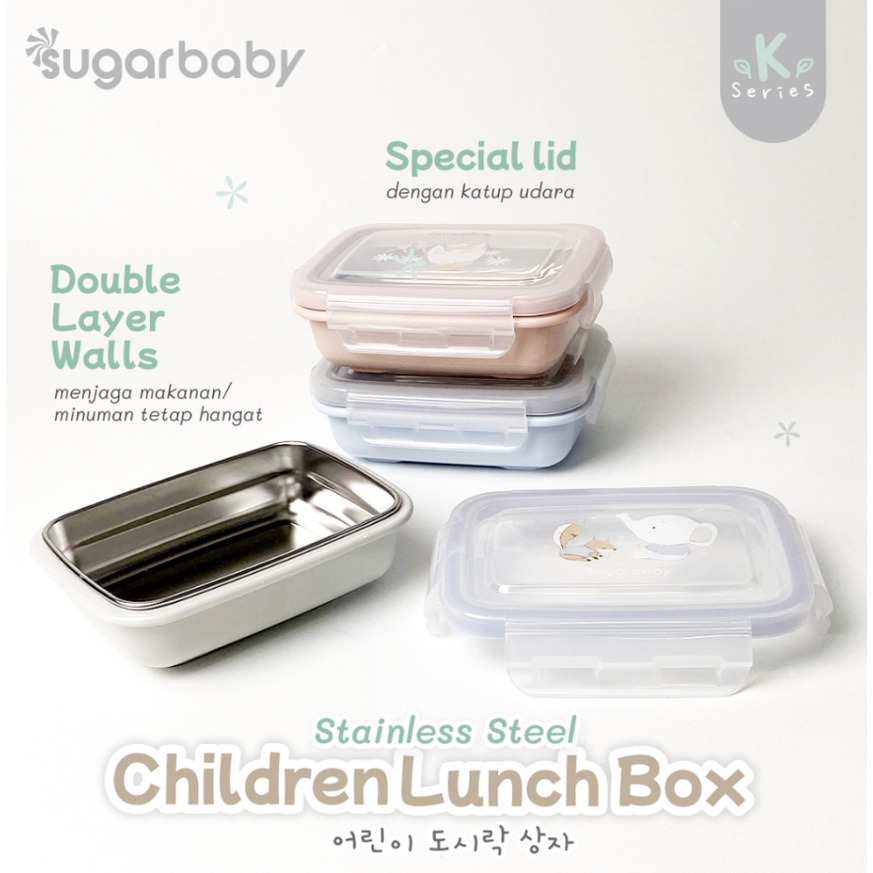 Sugar Baby - Stainless Steel Children Lunch Box