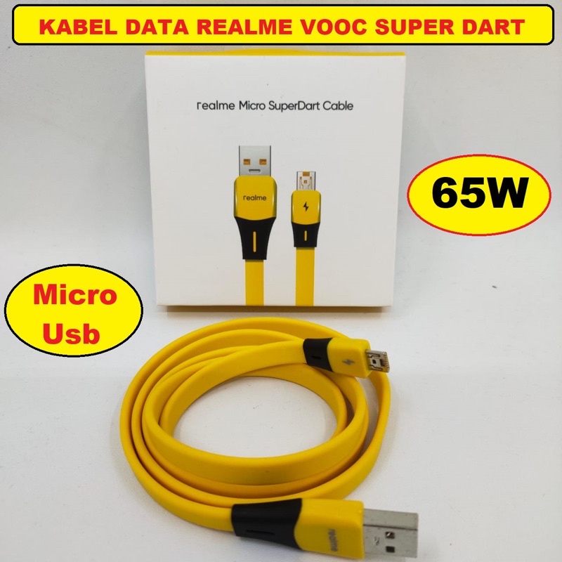 KABEL DATA REAL SUPER DART MICRO USB/ TYPE C 65W 30W CABLE REAL SUPERDART