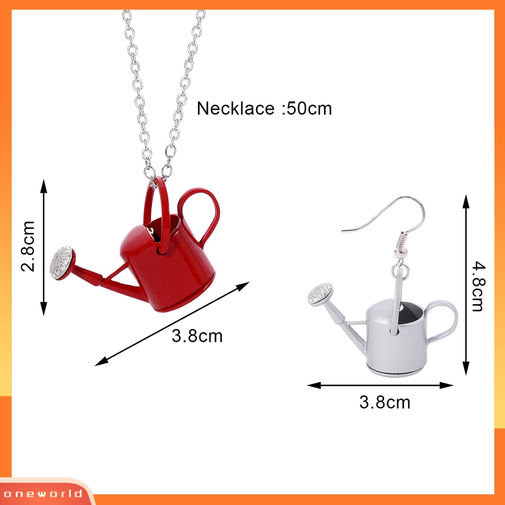 [WOD] Anting Kait Ramah Kulit Bebas Alergi Alloy Desain Unik Botol Penyiraman Kalung Anting Choker Necklace Untuk Pesta