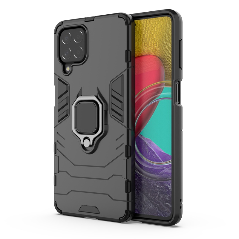 Shockproof Armor Case Untuk Samsung Galaxy M53 5G Cases Stand Holder Magnetic Phone Back Cover Untuk Samsung M53 Fundas