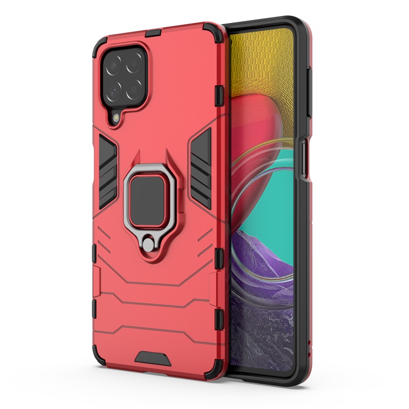 Shockproof Armor Case Untuk Samsung Galaxy M53 5G Cases Stand Holder Magnetic Phone Back Cover Untuk Samsung M53 Fundas