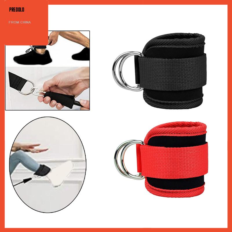 [Predolo] Ankle Strap Wanita Pria Peralatan Workout Senam Tubuh Bagian Bawah Resistance Band