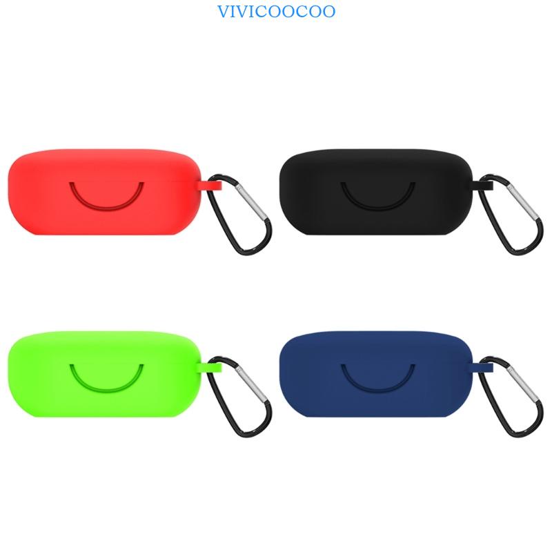 Vivi Earbud Case Cover Silikon Pelindung Case Anti Gores Ringan Colorful Case Suitbale Untuk Olahraga X10 Tahan Lama-