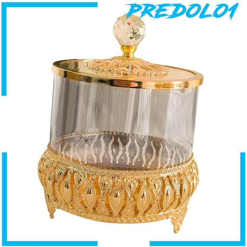 [Predolo1] Toples Penyimpanan Kaca Dekorasi Hiasan Pajangan Bening Untuk Pernikahan Liburan