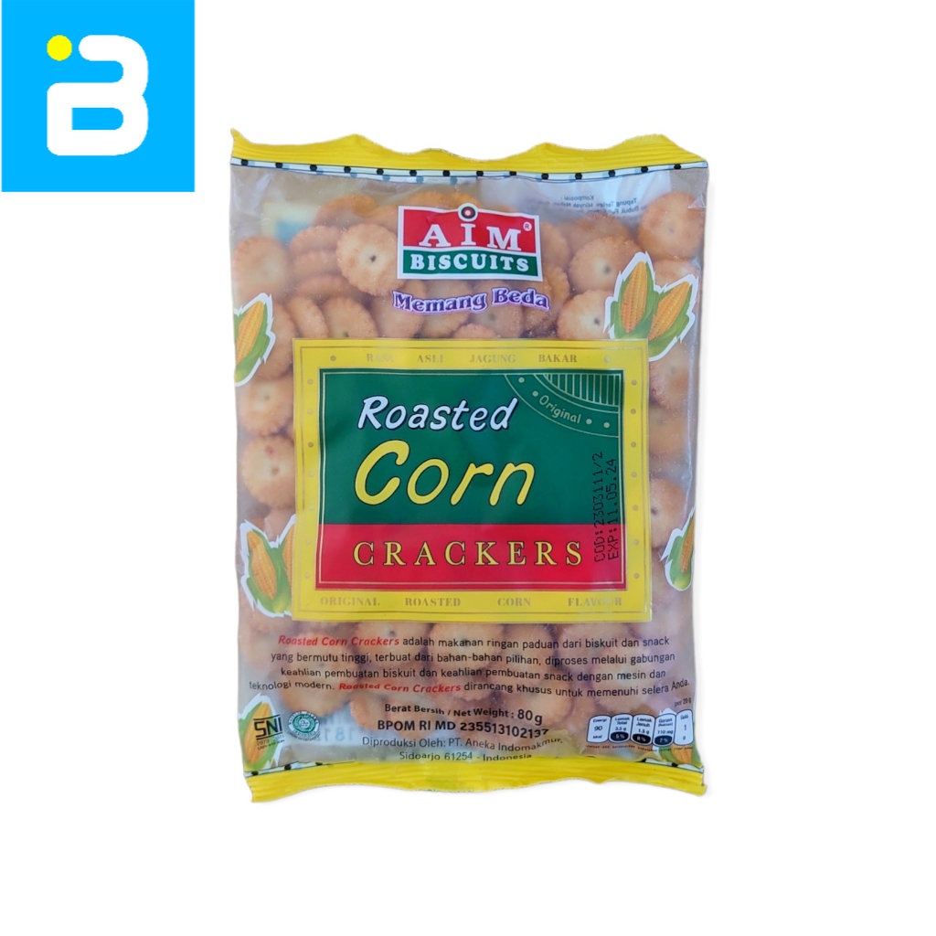 

AIM Biscuits Roasted Corn Crackers 80 G