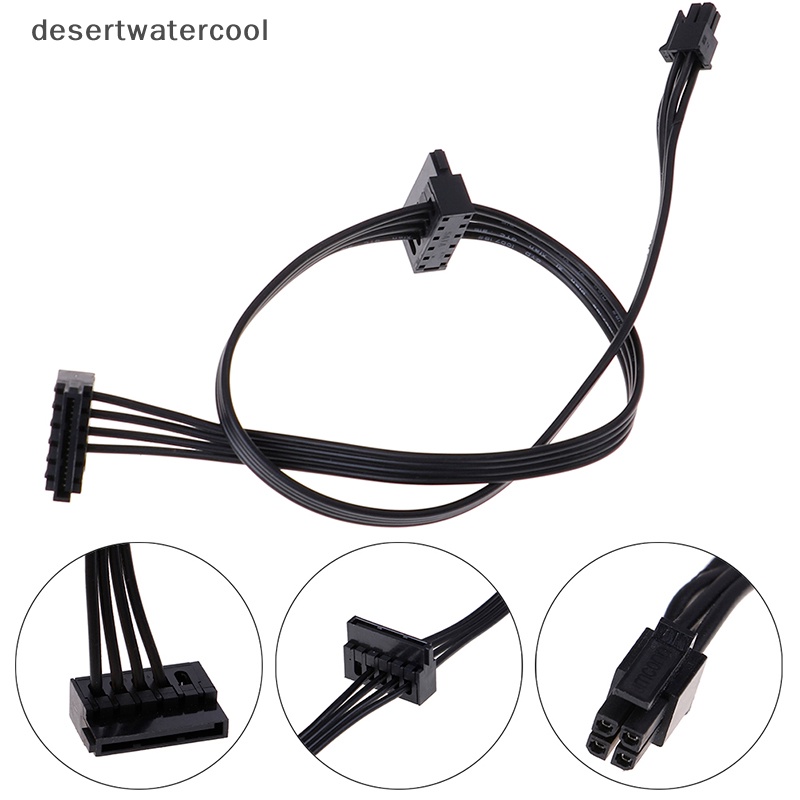 Deid 1Pc 45CM mini 4pin Ke 2kabel power supply SSD Sata Untuk lenovo M410 M610 M415 Martijn