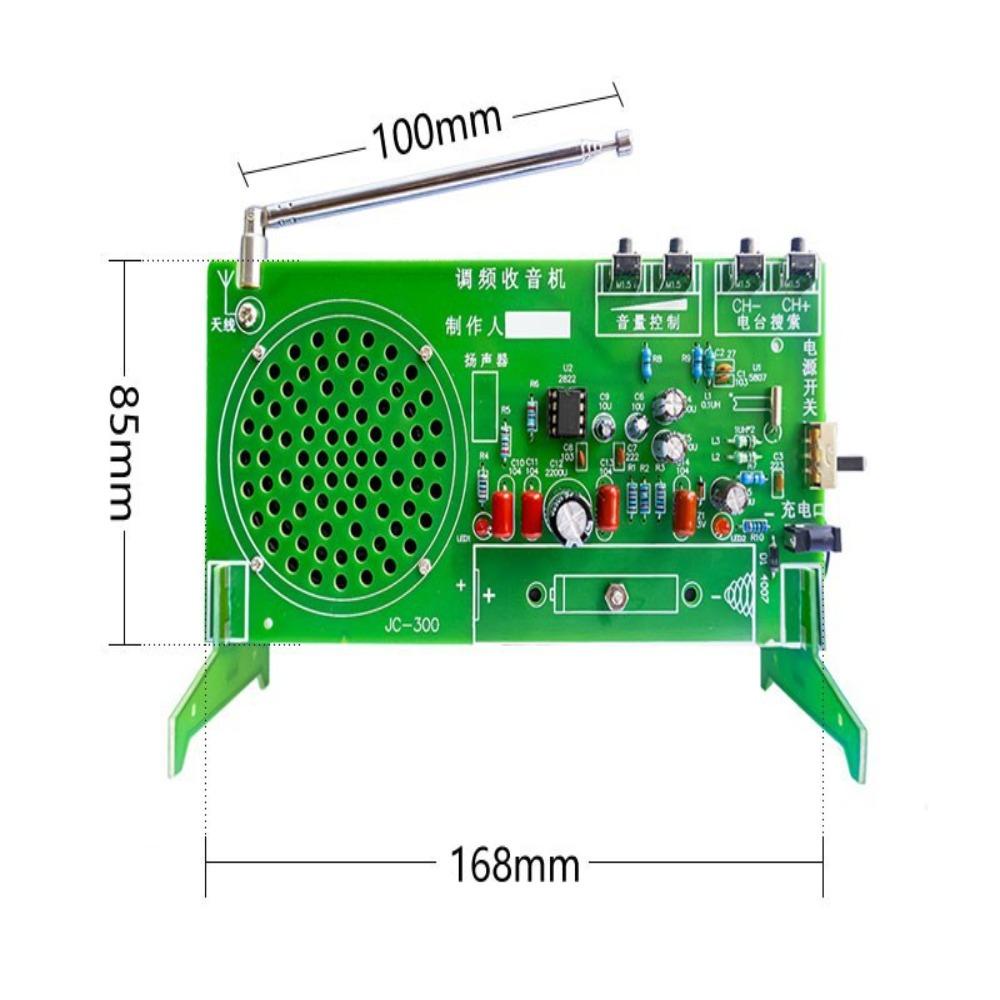 POPULAR Populer Radio FM 65-108mhz Siswa Fisika Elektronik Elektronik Aksesoris Las