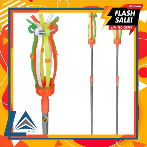 (FREE BUBBLEWRAP) Tongkat Pengganti Lampu Bohlam  / Tongkat Pasang Lampu - Tongkat Stik Lampu Galah 