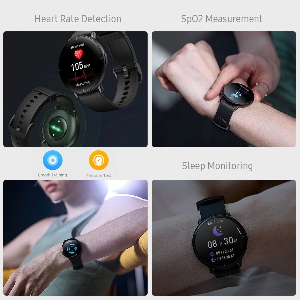 AKN88 - MIBRO LITE Smartwatch - IP68 Waterproof Sporty AMOLED 1.3-inch Screen