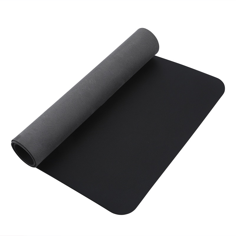 BUBM Office Mouse Pad Desk Mat Bahan Kulit - BGZD