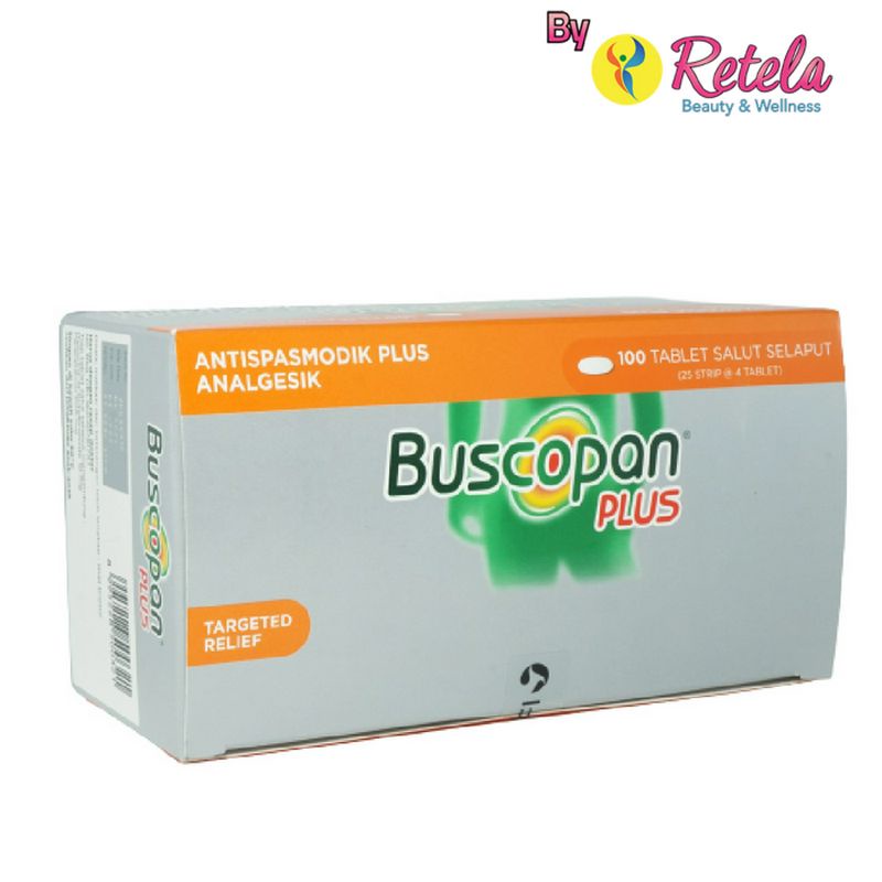 BUSCOPAN PLUS 1 STRIP 4 TABLET