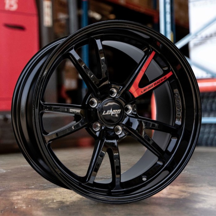 Velg Lenso 95v Ori Ring 18 Black Mobil Toyota Innova / Reborn / hybrid