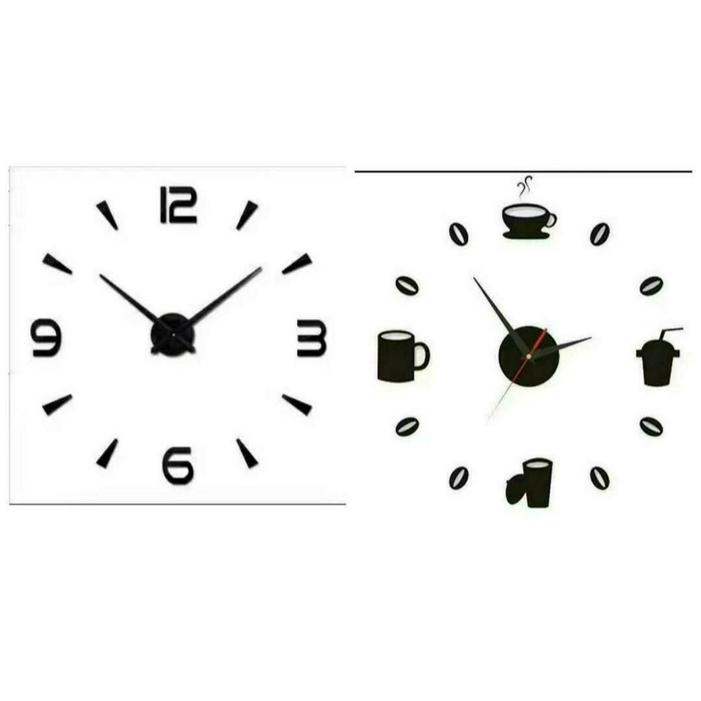 COD SM88 Jam dinding tempel DIY analog 3D giant modern clock