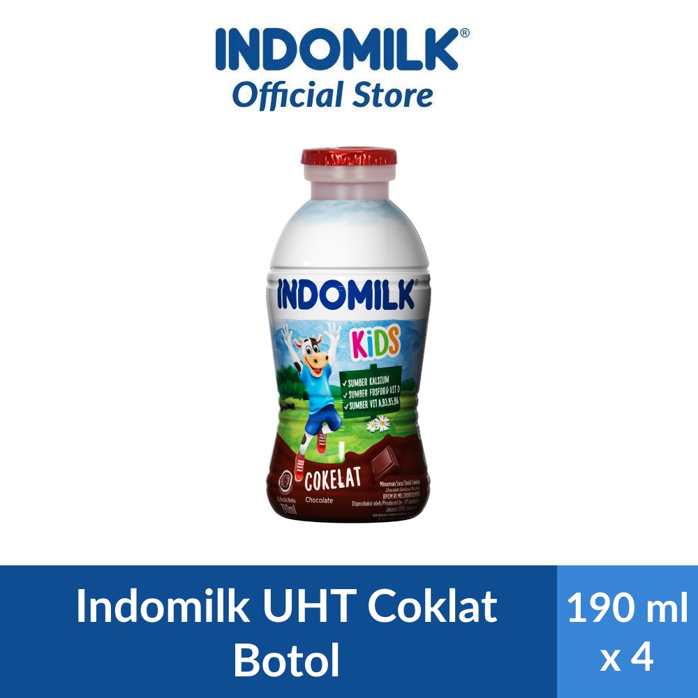 

Indomilk Coklat Botol 190 ml x 4