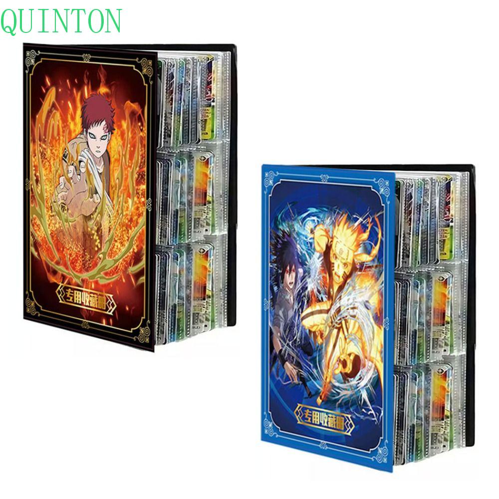 Quinton Naruto Card Collectors Buku Hadiah Ulang Tahun Kartu Game Penyimpanan Foto Card Collectors Game Cards Collection Kartu Game Folder Photocards Collect Game Card Holder