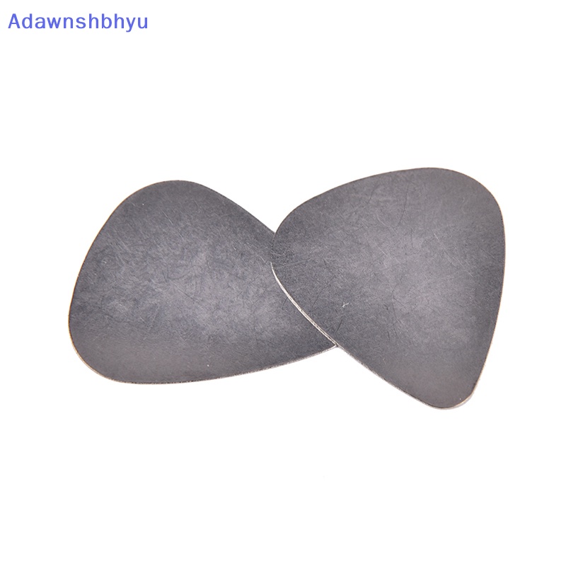 Adhyu 10pcs bass guitar picks stainless steel Akustik Gitar Listrik plectrum 0.30mm ID