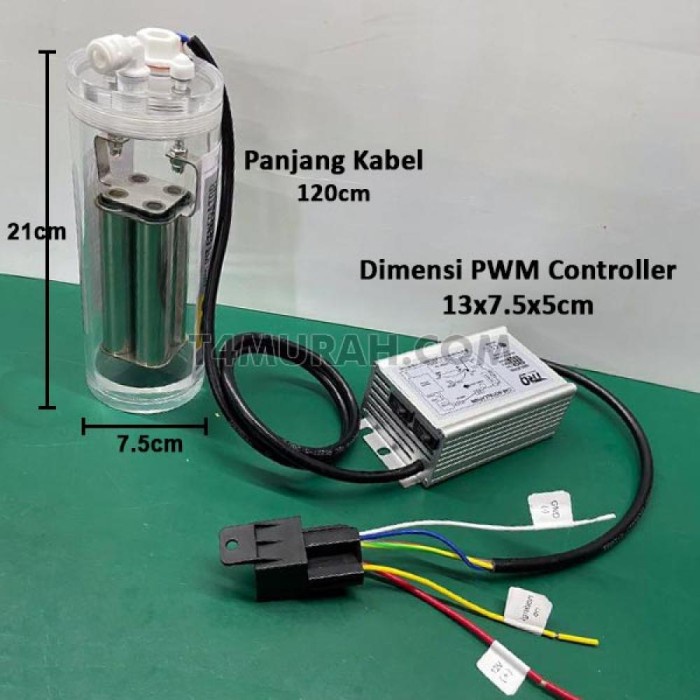 Penghemat BBM Mobil HHO TRQ Generator Turbo Versi Tabung Transparan