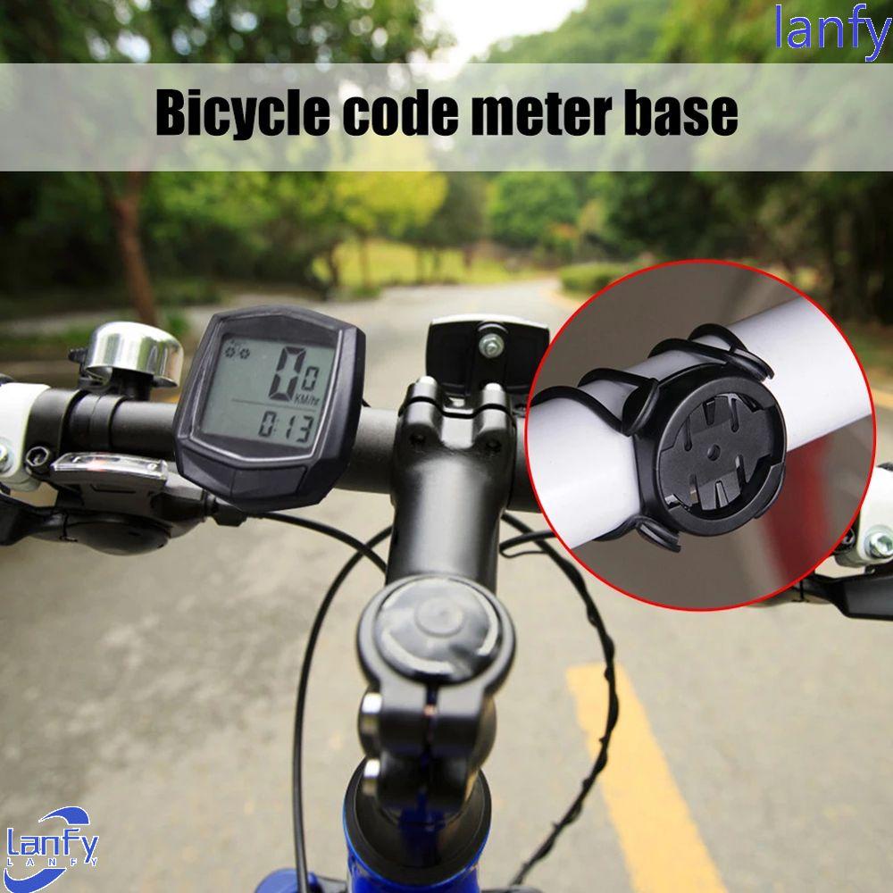 Lanfy Sepeda Dasar Komputer Sepeda Jalan Aksesoris Sepeda Bracket Quatter Turn Bike Mount Computer Mount Untuk Garmin Edge 510 520 800 Speedometer Stand