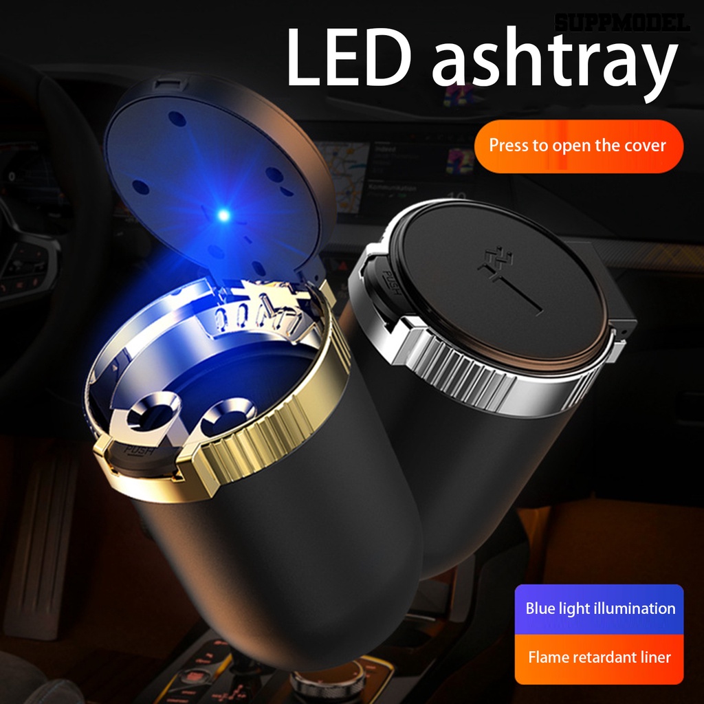 [SM] Lampu LED Mobil Portable Cylinder Car Storage Box Cup Perlengkapan Otomotif