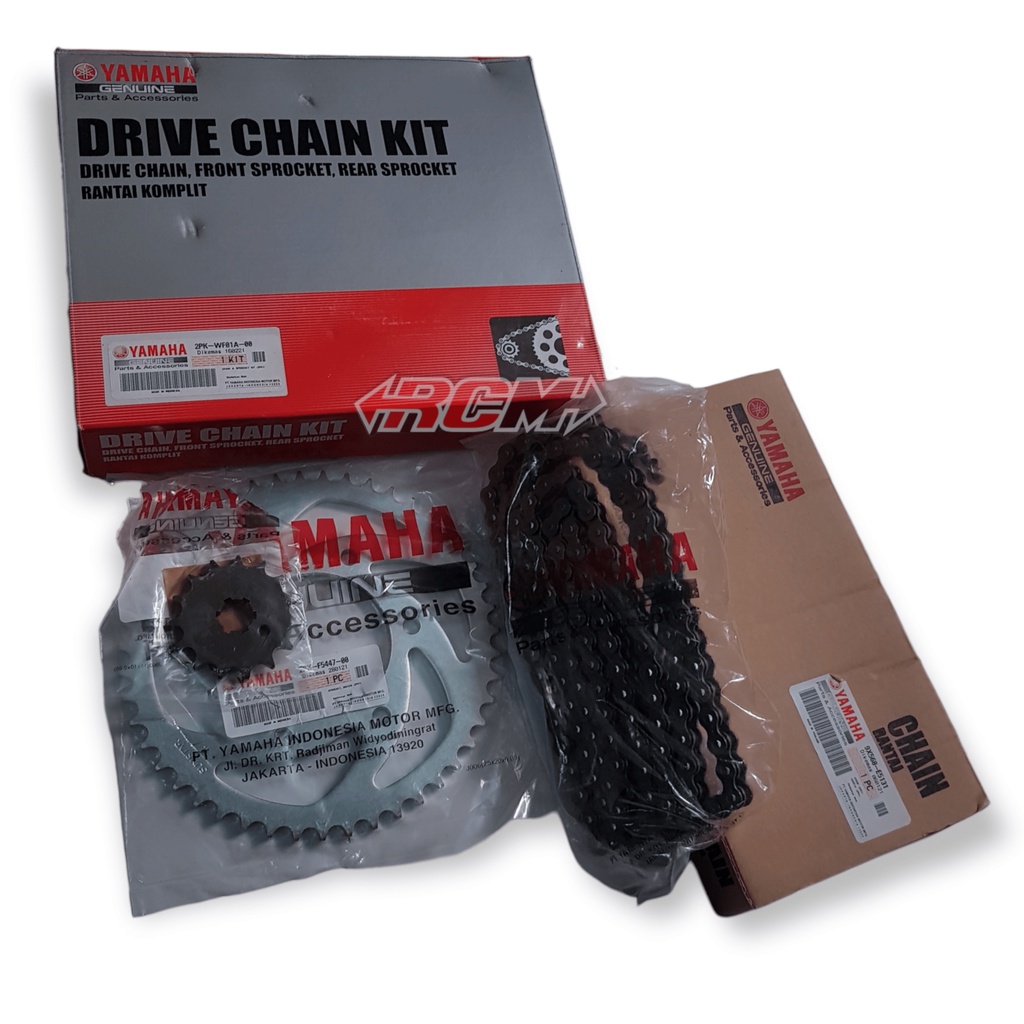2PK-WF01A-00 GER GIR GEAR SET KIT CHAIN KIT R15 R 15 V2 V 2 XABRE ORI ORIGINAL YAMAHA YGP ASLI