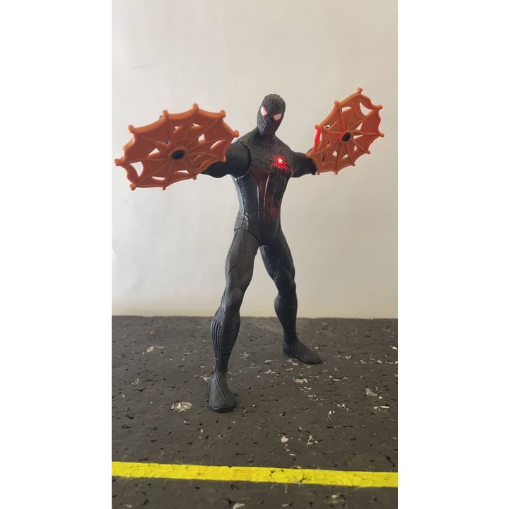 ACTION FIGURE THE AVENGERS - SPIDERMAN BLACK NEW V3
